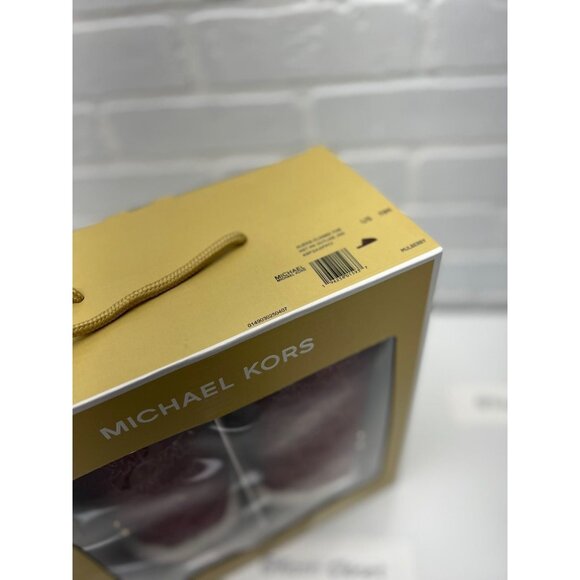 Michael Kors alexis closed toe slipper slide Mulberry - Picture 5 of 5